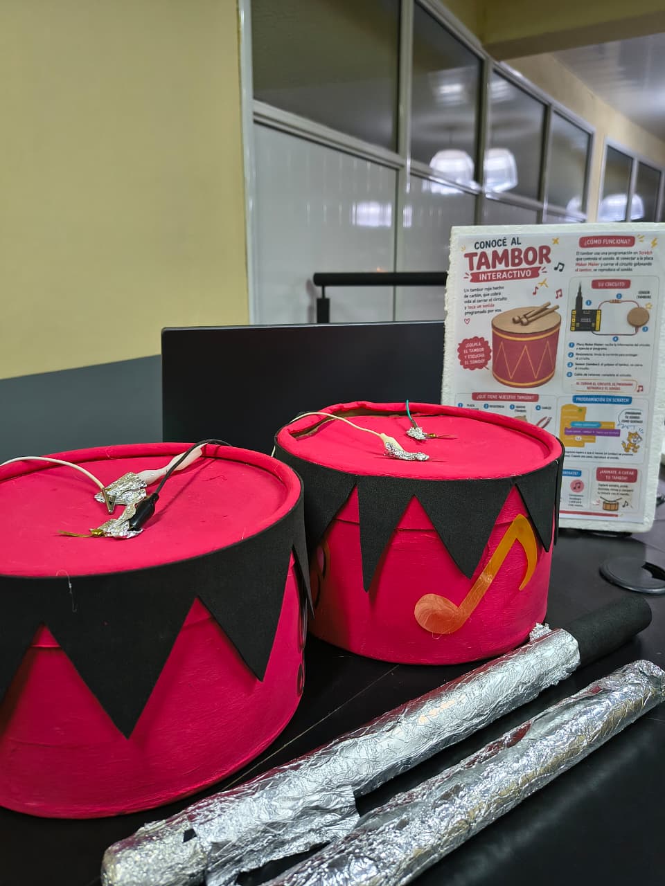Proyecto Tambor con Makey Makey